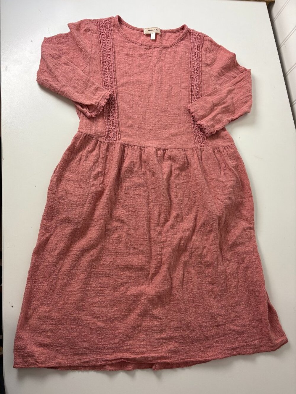 Hailey & Co. Women's Sz S Pink Causal Dress